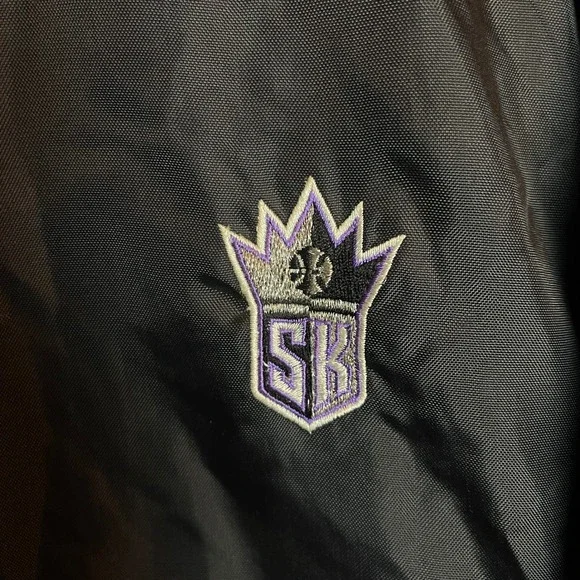 VTG RETRO Majestic Sacramento Kings Jacket Windbreaker 90s Y2K XXL - Picture 5 of 8